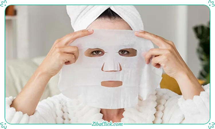 Starch mask for facial blemishes 1
